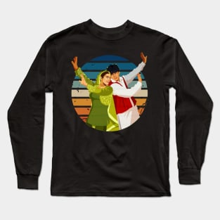 DDLJ - Shahrukh Kha and Kajol Long Sleeve T-Shirt